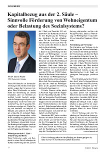Kapitalbezug aus der 2. Säule